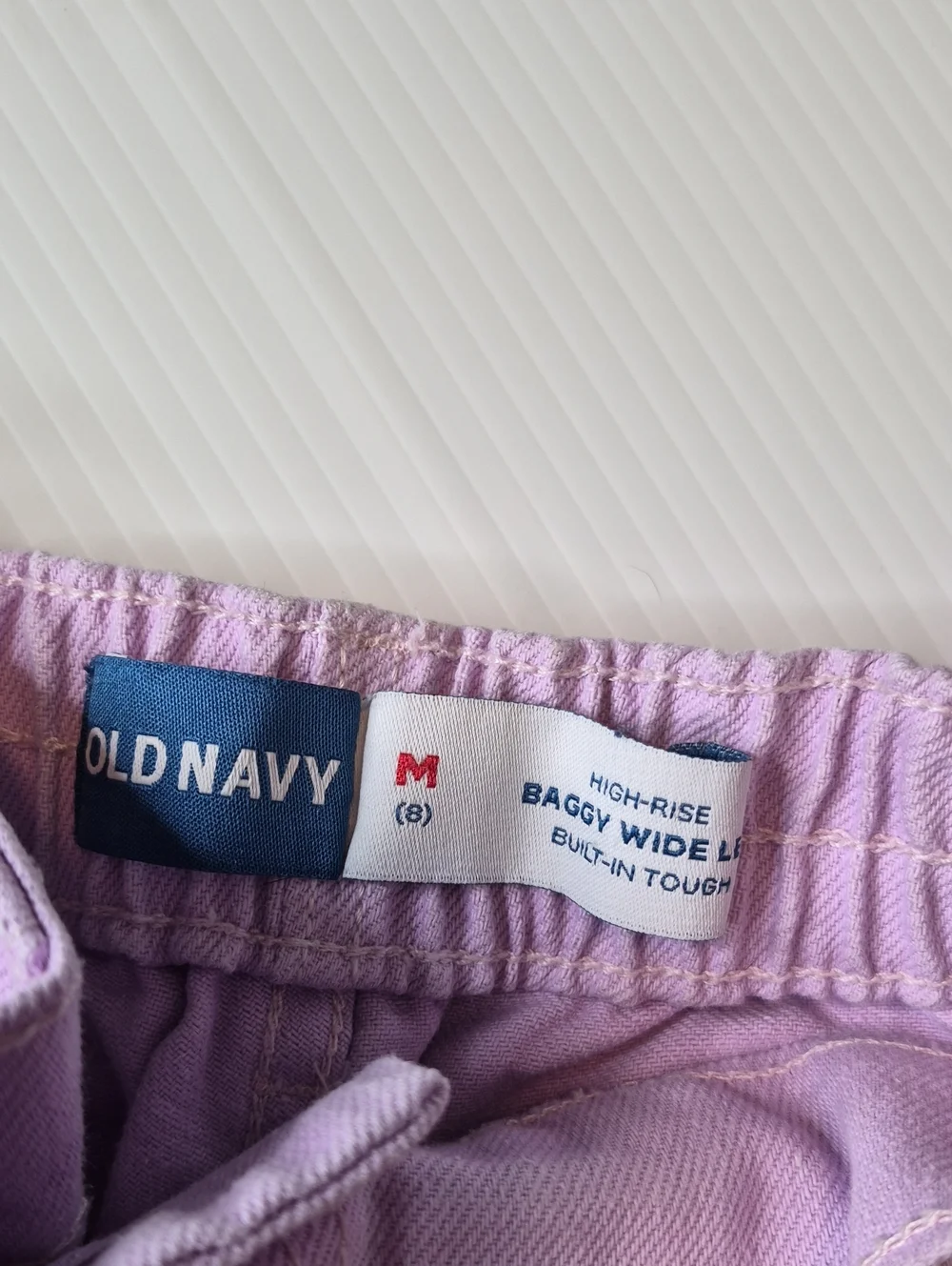 Old Navy Girl's Size 8 High-Rise Baggy Wide Leg Jeans